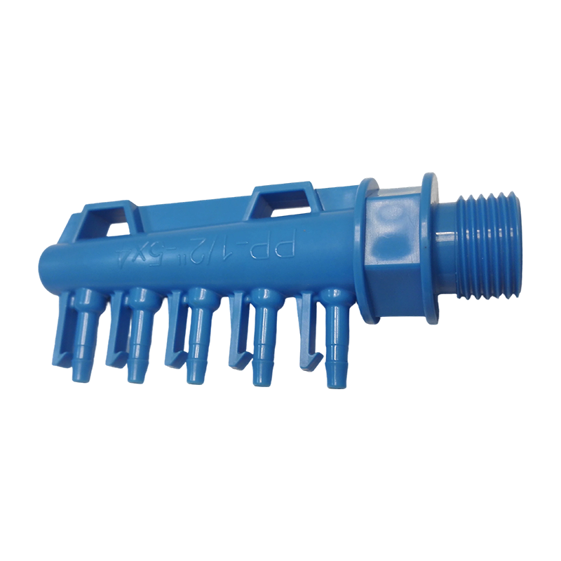 Plast multi-tube konnektor sprøjtestøbeformdele